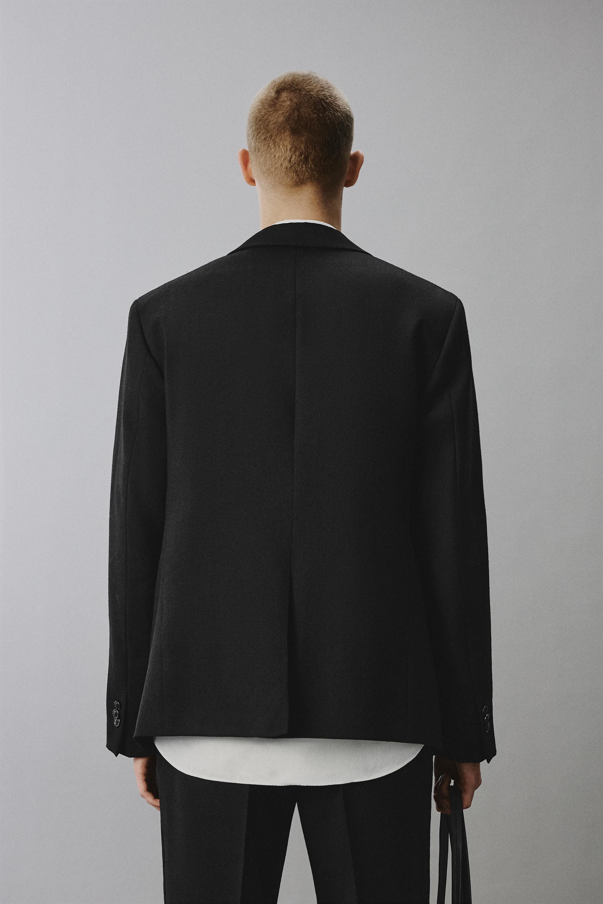 100% WOOL SUIT BLAZER